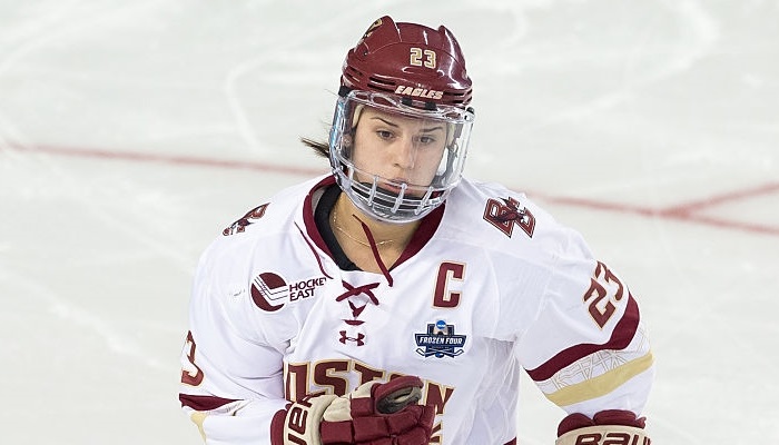 NCAA women's hockey Andie Anastos