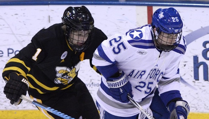 Air Force forward Tyler Rostenkowski