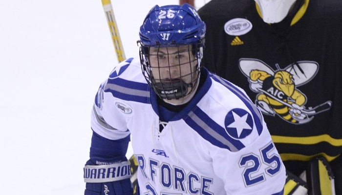 Air Force forward Tyler Rostenkowski