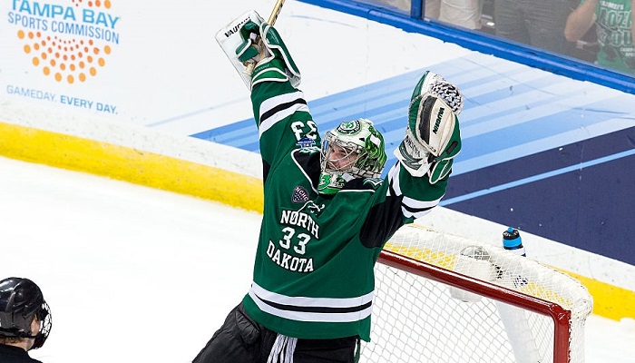 Matej Tomek deserves props for shutting out hysteria Jake Brandt goes the extra miles to insure lasting UND connection