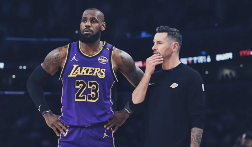 Coach JJ Redick about Lebron