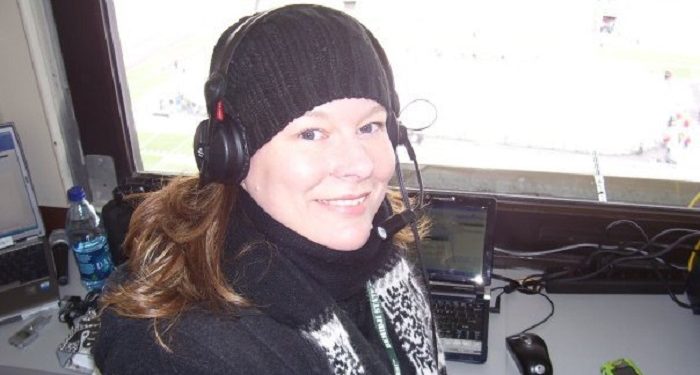 Announcer/milliner Schultz sports several hats in Bemidji